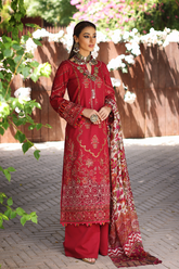 Kahf Unstitched 3 Piece Gul-e-Lala